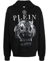Philipp Plein - Graphic-Print Pullover Hoodie - Lyst