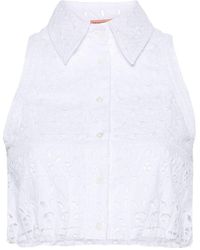 Ermanno Scervino - Broderie Anglaise Top - Lyst
