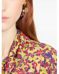 Dries Van Noten - Handmade Crystal-Embellished Earrings - Lyst