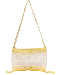 SLO_HAND_MADE - Tasselled Net Messenger Bag - Lyst