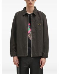 Stan Ray - Giacca Gessata Con Zip - Lyst