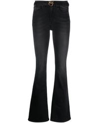 Pinko - Flora Belted Flared Jeans - Lyst