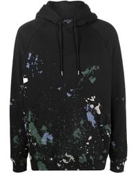 Etudes Studio - Hoodie Van Biologisch Katoen Met Verfspetters - Lyst