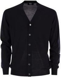 Fedeli - V-Neck Buttoned Cardigan - Lyst