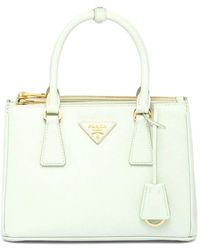 Prada - Kleine Galleria Leren Shopper - Lyst