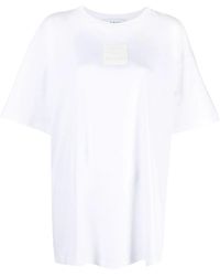 Moschino - Logo-Patch Organic Cotton T-Shirt - Lyst