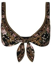 CAMILLA - Dynasty Daze Bikini Top - Lyst