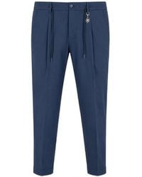 Manuel Ritz - Drawstring-Waist Pleated Trousers - Lyst