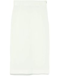 Patrizia Pepe - Organza Midi Skirt - Lyst