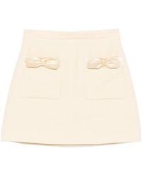 Valentino Garavani - Bow-Pocket Mini Skirt - Lyst