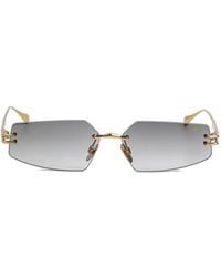 Cazal - Lunettes De Soleil À Monture Rectangulaire - Lyst