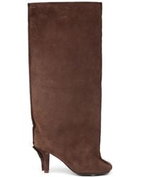 MM6 by Maison Margiela - Anatomic Suede Boots - Lyst