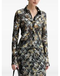 Versace Jeans Couture - Sequin-Embellished Blouse - Lyst