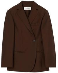 Rohe - Piqué Overlap Suit Jacket - Lyst