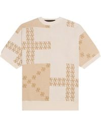 PLACE OF ELMS - Biscotto Crew-Neck T-Shirt - Lyst