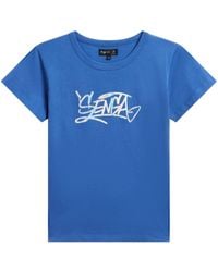 agnès b. - Slogan-print Cotton T-shirt - Lyst