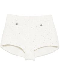 Alessandra Rich - Short Court À Boutons À Ornements - Lyst