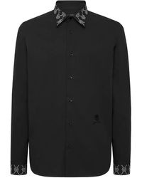 Philipp Plein - Overhemd Verfraaid Met Monogram - Lyst