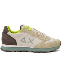 Sun 68 - Tom Panelled Logo-Embroidered Sneakers - Lyst