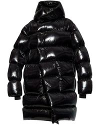 Rick Owens - Hooded Padded Coat - Lyst