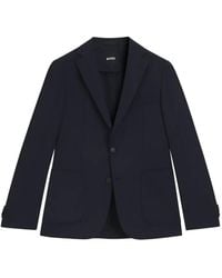 BOSS - Hanry Buttoned Blazer - Lyst