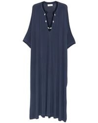 Marina Rinaldi - Pearl-Embellished Kaftan Maxi Dress - Lyst