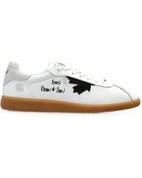 DSquared² - Baskets Rebel En Cuir À Appliqué Feuille D'Érable - Lyst