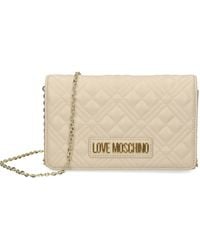 Love Moschino - Leather Cross Body Bag - Lyst