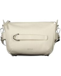 Coccinelle - Logo-Strap Leather Clutch Bag - Lyst