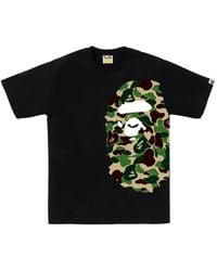 A Bathing Ape - Ape Head Camouflage-Print T-Shirt - Lyst