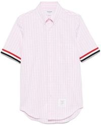 Thom Browne - Camisa a cuadros gingham - Lyst
