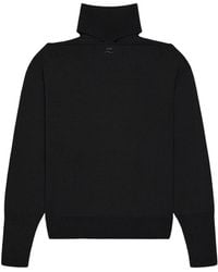 Courreges - Cut-Out Off-Shoulder Sweater - Lyst