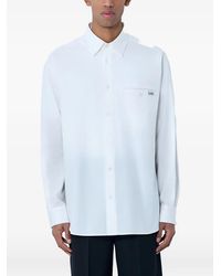 MM6 by Maison Margiela - Patch Pocket Button-Down Shirt - Lyst
