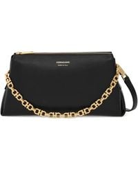 Ferragamo - Gancini Chain Cross Body Bag - Lyst