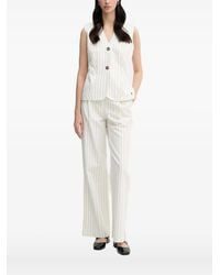 Pedro Del Hierro Madrid - Pinstripe-Sleeveless Waistcoat - Lyst