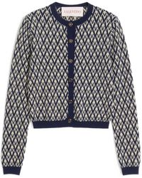 Valentino Garavani - Cardigan Toute La V - Lyst