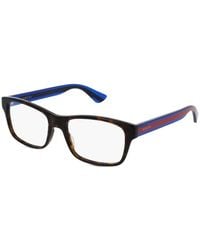 Gucci - Web Arm Contrast Glasses - Lyst