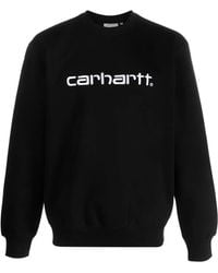 Carhartt - Logo Cotton Sweatshirt - Lyst