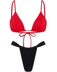 Let's Swim - Triangle Bikini Top - Lyst