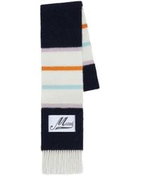 Marni - Logo-Patch Striped Scarf - Lyst
