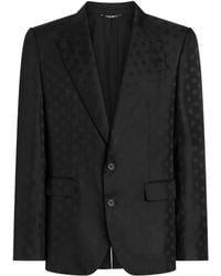 Dolce & Gabbana - Sicilia Light Single-Breasted Silk Twill Jacket - Lyst