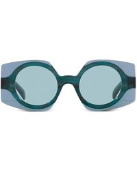 Emporio Armani - Geometric Sunglasses - Lyst