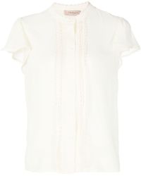 Twin Set - Lace-trim Detail Shirt - Lyst