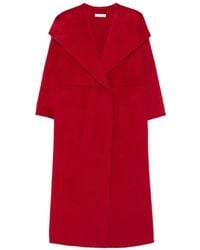 Liviana Conti - Oversized-Collar Coat - Lyst