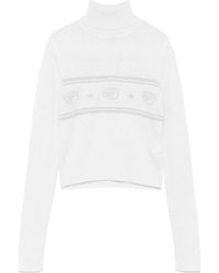 Chiara Ferragni - Eyelike-Motif Sweater - Lyst