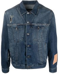 A_COLD_WALL* - Jeansjacke im Distressed-Look - Lyst
