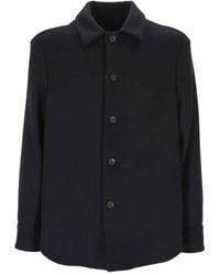 Altea - Button-Fastening Wool-Blend Jacket - Lyst
