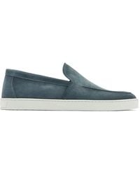 Magnanni - Suede Slip-On Loafers - Lyst