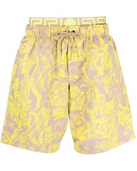 Versace - Barocco-print Swim Shorts - Lyst
