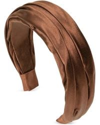 Jennifer Behr - Sabrina Pleated Headband - Lyst